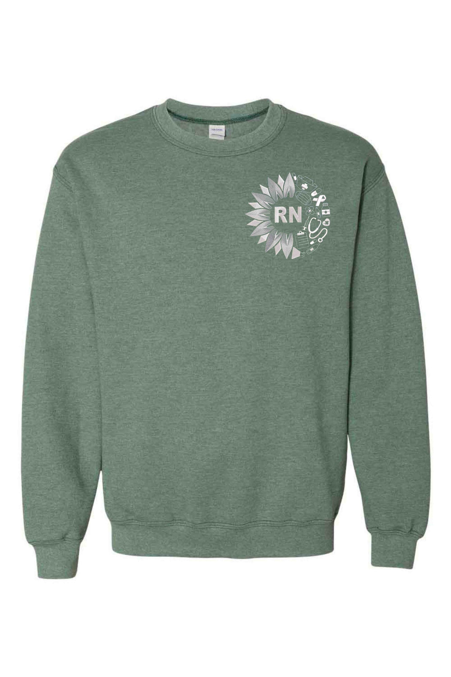 HEATHER GREEN SWEATSHIRT