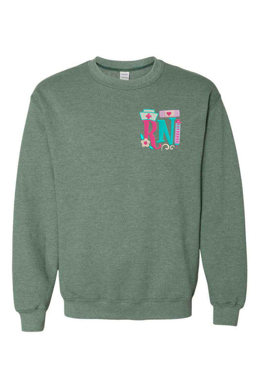 HEATHER GREEN SWEATSHIRT