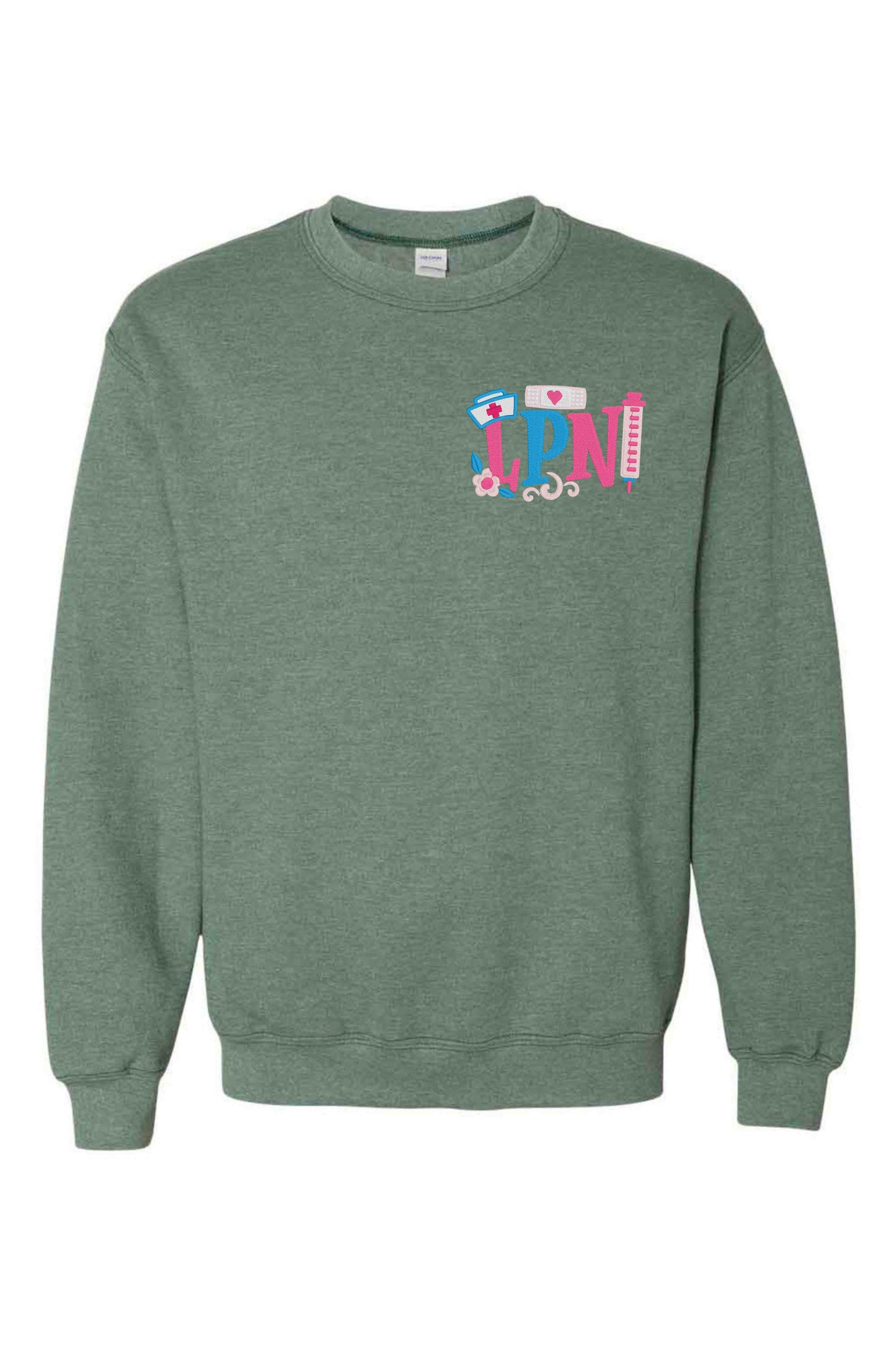 HEATHER GREEN SWEATSHIRT