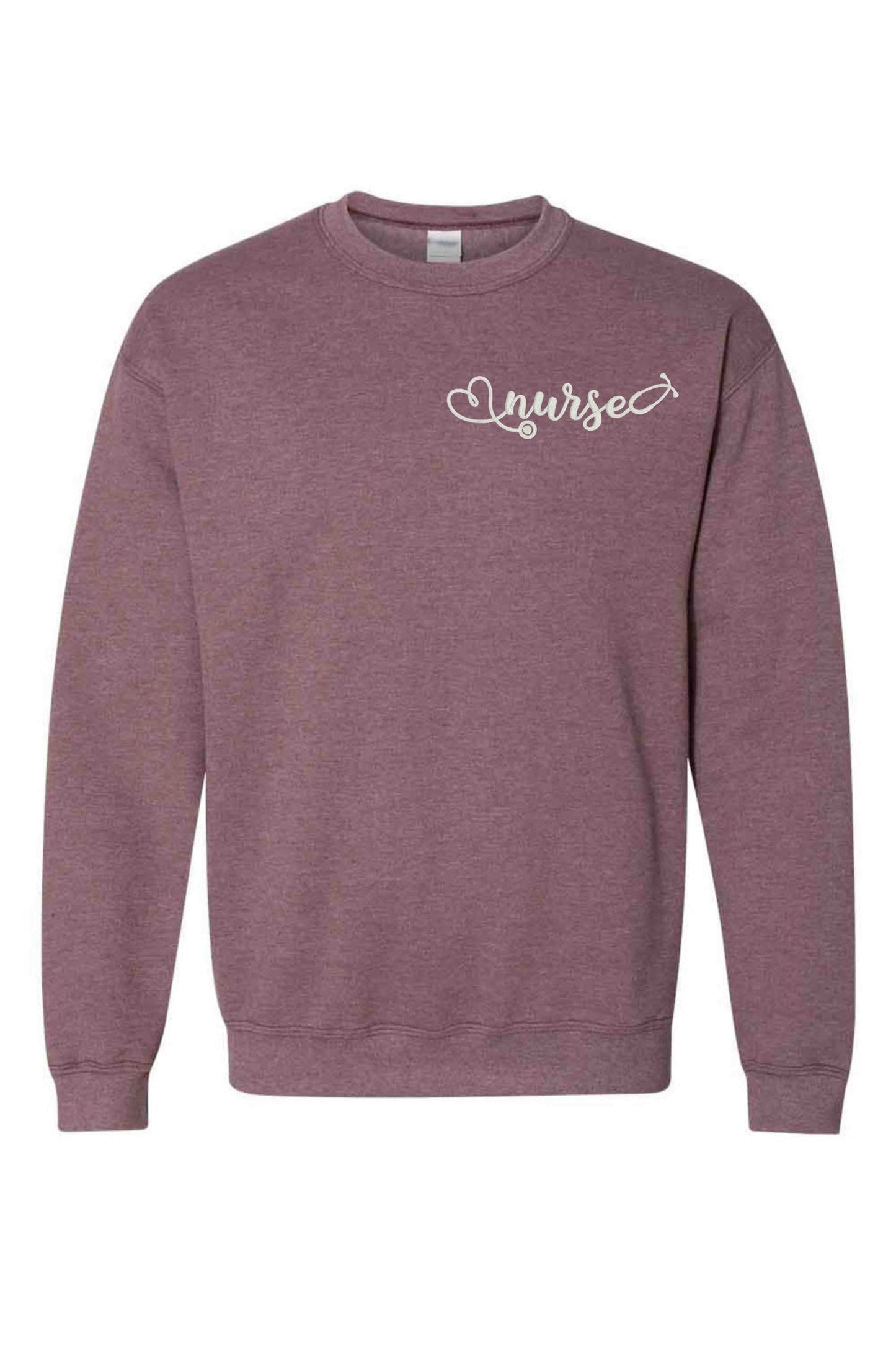 DARK MAROON HEATHER SWEATSHIRT