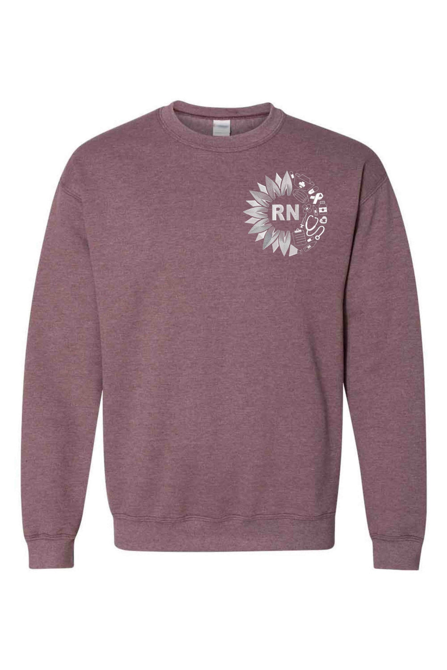 DARK MAROON HEATHER SWEATSHIRT