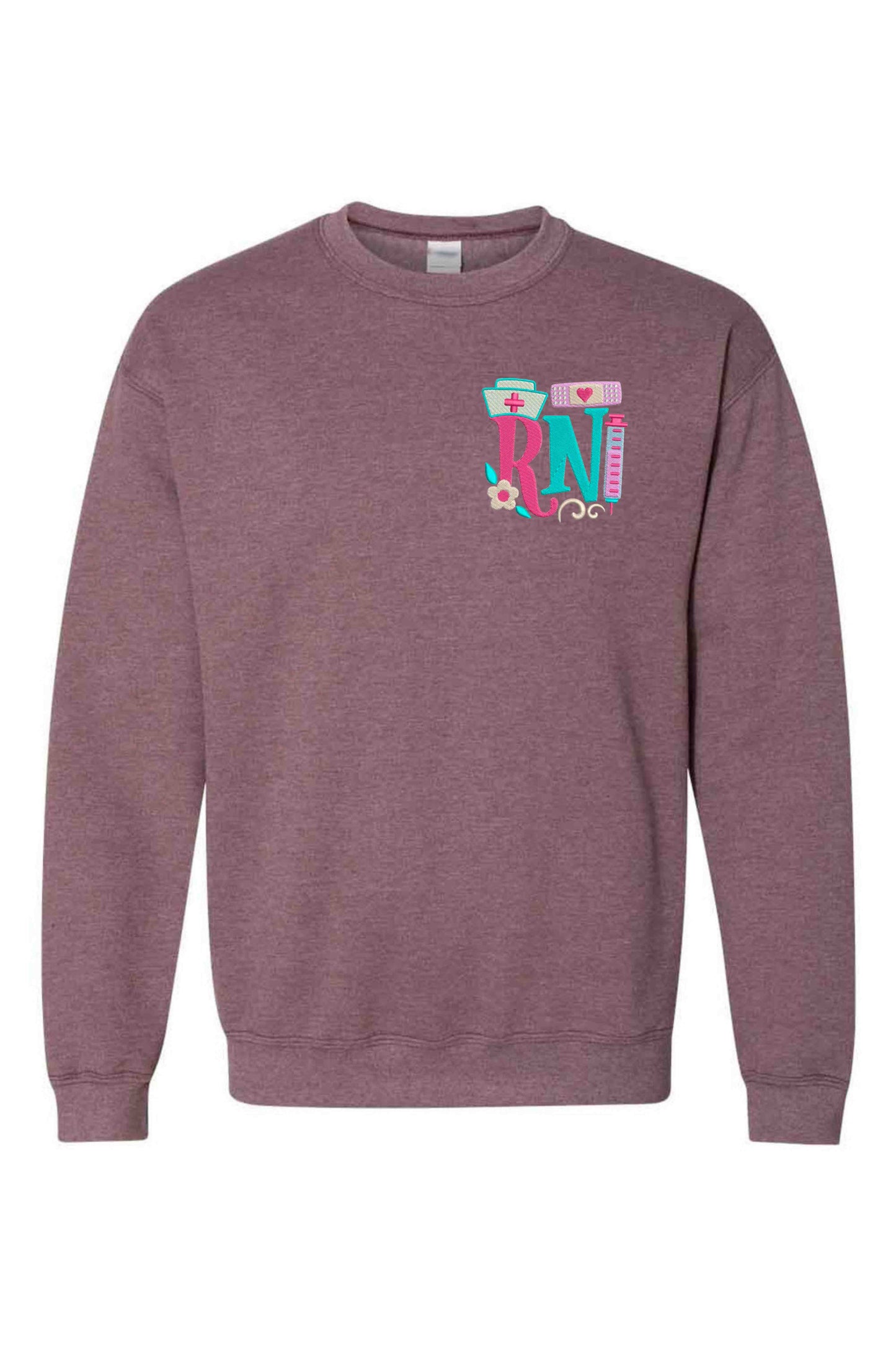 DARK MAROON HEATHER SWEATSHIRT