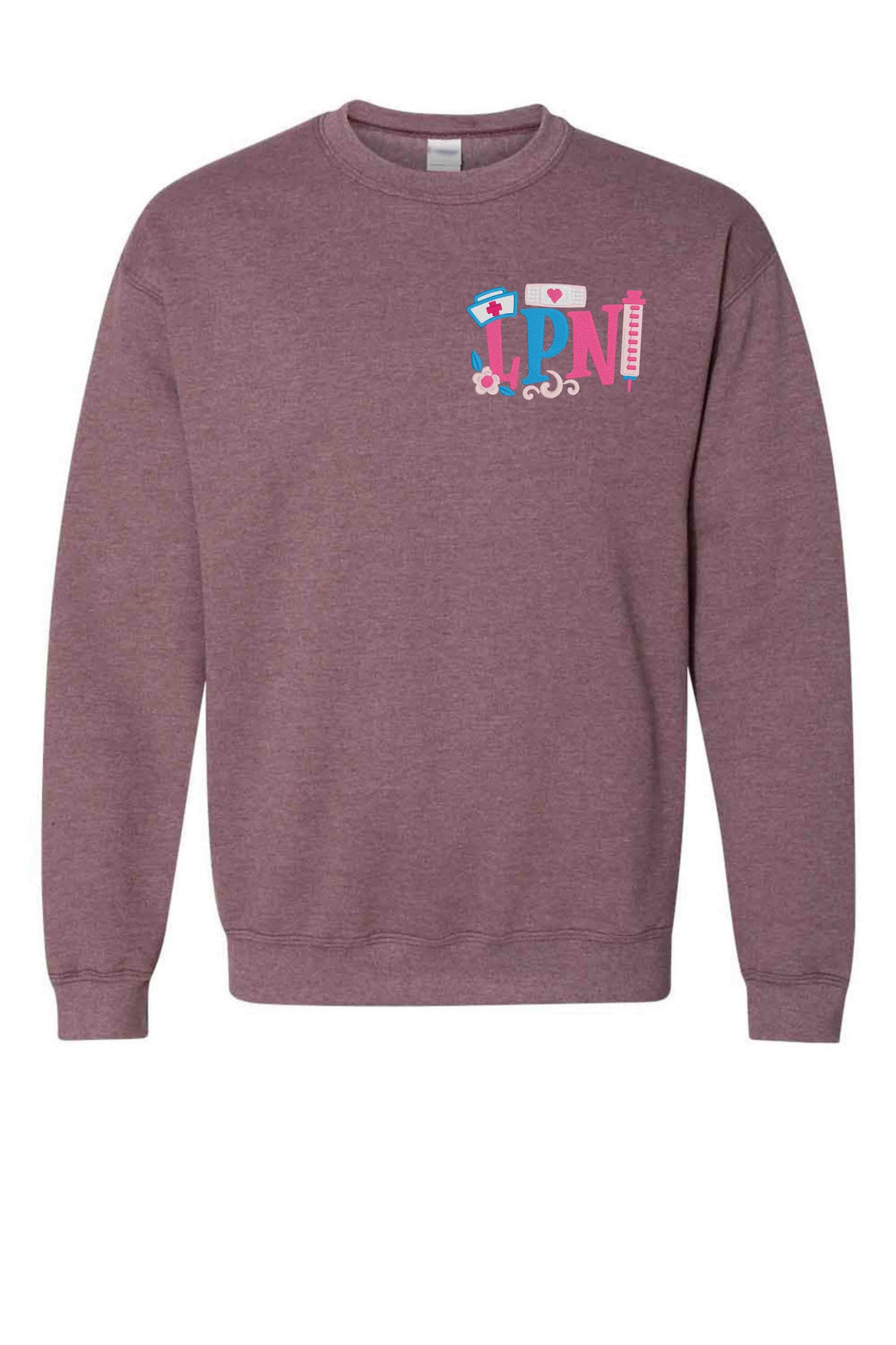 DARK MAROON HEATHER SWEATSHIRT